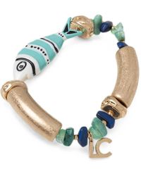 Lola Casademunt - Bracelet À Breloque Poisson Et Perles - Lyst