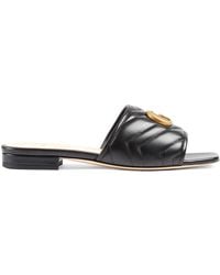 Gucci - GG Sandal Leather - Lyst