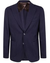 Barba Napoli - Bactive Mono Textured Blazer - Lyst