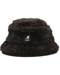 Kangol - Embroidered-Logo Fleece Bucket Hat - Lyst