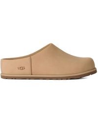 UGG - Otzo Clog Leather Slippers - Lyst