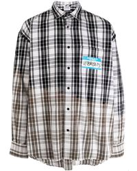 Vetements - My Name Is Checked Shirt - Lyst