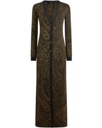 Etro - Maxi Cardigan - Lyst