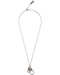 MM6 by Maison Margiela - Pull-Tab Pendant Necklace - Lyst