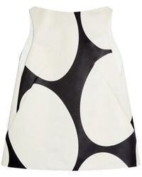Dries Van Noten - Dabel Giant Egg Satin Mini Dress - Lyst