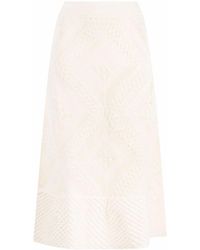 Jil Sander - Skirts White - Lyst