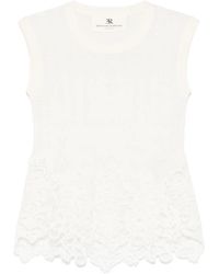 Ermanno Scervino - Oberteil mit Spitze - Lyst