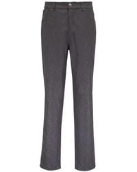 Brunello Cucinelli - Logo-Patch Straight-Leg Wool Trousers - Lyst