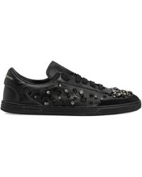Dolce & Gabbana - Sports Shoes With Shimmering Crystals - Lyst