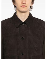 Brioni - Suede Leather Jacket - Lyst
