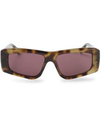Chloé - Rectangle-Frame Sunglasses - Lyst