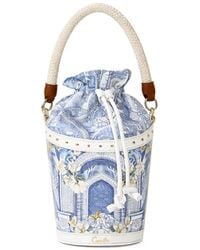 CAMILLA - Sac Seau À Imprimé Floral Avec Anse En Corde - Lyst