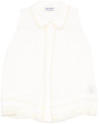 Dice Kayek - Lace-Detail Sleeveless Blouse - Lyst