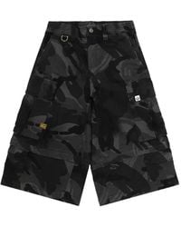 Aape By A Bathing Ape - Camouflage-Print Cargo Shorts - Lyst