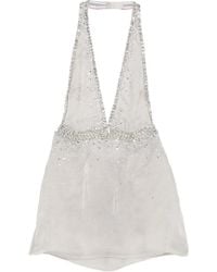 retroféte - Courtnee Embellished Mini Dress - Lyst
