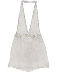 retroféte - Abito Corto Courtnee Con Decorazione - Lyst