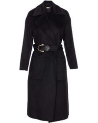 Liu Jo - Belted Wool Coat - Lyst