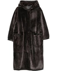 Giorgio Armani - Hooded Pocketed Coat - Lyst
