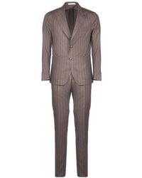 Tagliatore - Pinstripe Virgin Wool Suit - Lyst