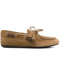 Miu Miu - Tassel-Detail Beaded Loafers - Lyst
