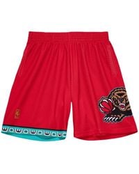 Mitchell & Ness - Nba Vancouver Grizzlies 1998 Swingman Shorts - Lyst