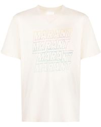 Isabel Marant - Hugo Organic-cotton T-shirt - Lyst