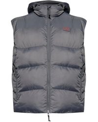 EA7 - Gilet Met Capuchon En Rits - Lyst