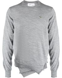 Comme des Garçons - Logo-Patch Wool Jumper - Lyst