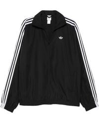 adidas - Logo-Detail Zip Sweatshirt - Lyst