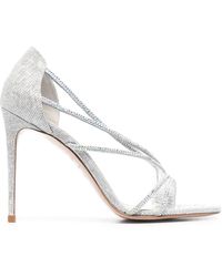Le Silla - Divina Glitter-Effect Sandals - Lyst