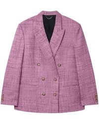 Stella McCartney - Double-Breasted Wool Blazer - Lyst