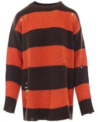 Aniye By - Lilith Distressed-Knit Wool Sweater - Lyst