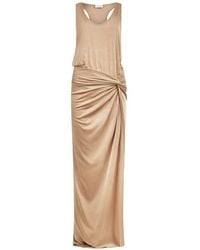 ANDAMANE - Juno Draped Maxi Dress - Lyst