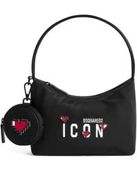 DSquared² - Icon-Print Heart-Motif Tote Bag - Lyst