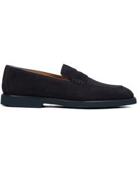 Doucal's - Suede Penny Loafers - Lyst