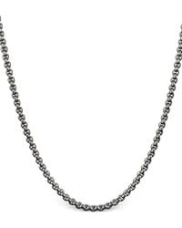 David Yurman - Sterling Box Chain Necklace (2.7Mm) - Lyst