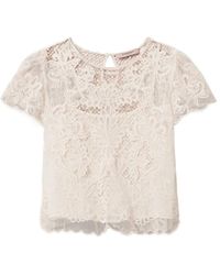 Twinset - Embroidered Blouse - Lyst