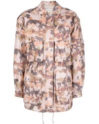 Isabel Marant - Elize Camouflage-print Cotton Jacket - Lyst