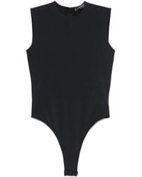 Mugler - Body Brodé À Design Sans Manches - Lyst