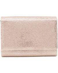 Rene Caovilla - Crystal-Embellished Chain-Strap Clutch Bag - Lyst
