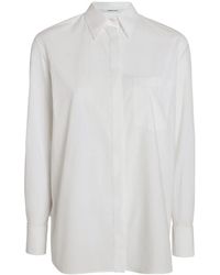 Another Tomorrow - Organic-Cotton Long-Sleeve Shirt - Lyst