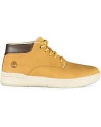 Timberland - Leather Lace-Up Sneakers - Lyst