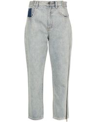 3.1 Phillip Lim - High-waisted Cropped Jeans - Lyst