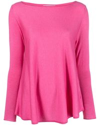 Wild Cashmere - Long-sleeve Knitted Top - Lyst
