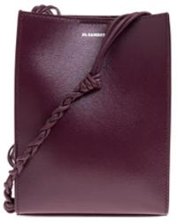 Jil Sander - Leather Cross Body Bag - Lyst