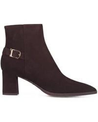 Santoni - Buckle-Detail Pointed-Toe Boots - Lyst
