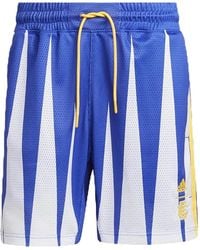 adidas - Geometric-Print Shorts - Lyst