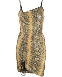 Gcds - Minikleid Mit Schlangenleder-Print - Lyst