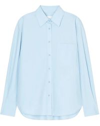 Closed - Embroidered Oversized Shirt - Lyst