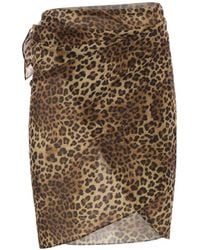 MC2 Saint Barth - Animal-Print Wrap Pareo - Lyst